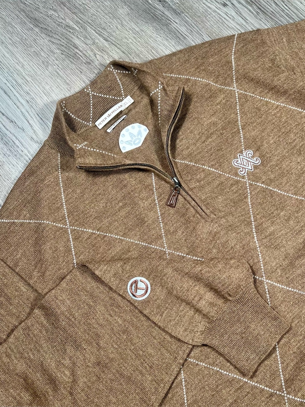 Scotty Cameron Putters Peter Millar Golf Merino Wool 1/4 Zip Sweater Men’s XL
